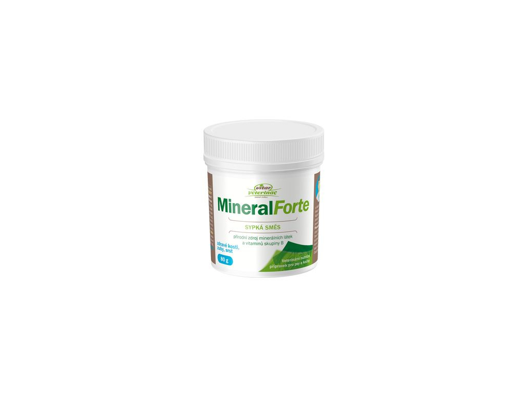 VITAR Veterinae Mineral Forte 80g z kategorie Chovatelské potřeby a krmiva pro kočky > Vitamíny a léčiva pro kočky > Vitamíny a minerály pro kočky