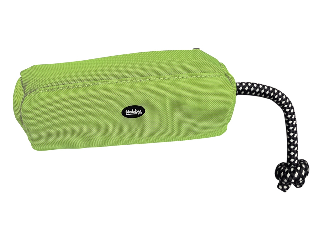 Nobby RIO zásobník na pamlsky Snack Dummy L 25x8 cm zelená z kategorie Chovatelské potřeby a krmiva pro psy > Hračky pro psy > Aportovací hračky pro psy > Činky, pešek pro psy