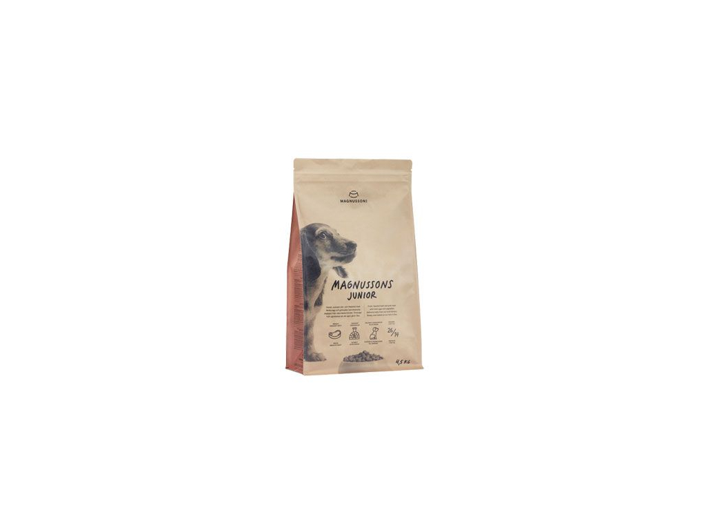 MAGNUSSON MEAT&BISCUIT Junior 4,5 kg z kategorie Chovatelské potřeby a krmiva pro psy > Krmiva pro psy > Granule pro psy
