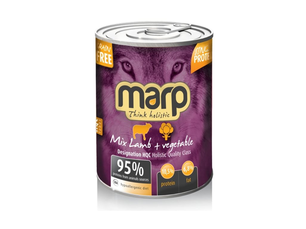 Marp Mix Lamb and Vegetable konzerva 400g z kategorie Chovatelské potřeby a krmiva pro psy > Krmiva pro psy > Konzervy pro psy