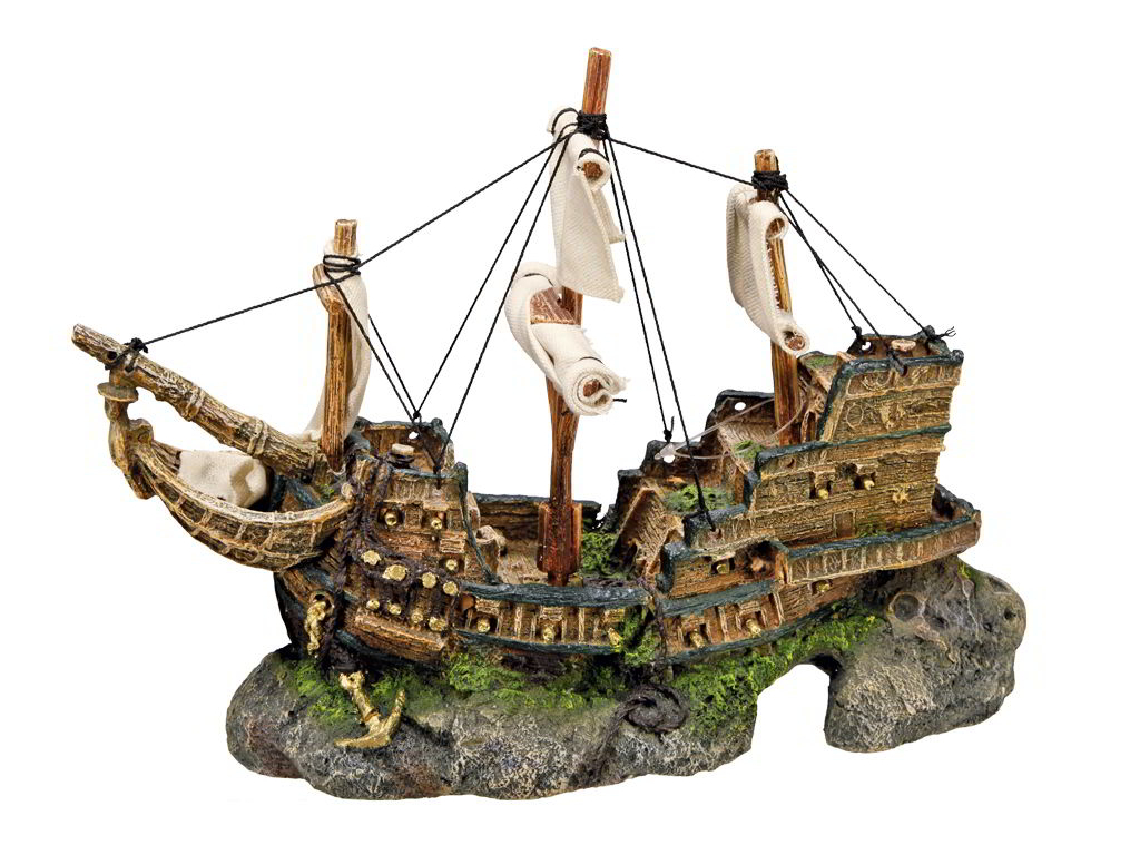 Nobby dekorace vrak loď 33 x 13 x 23 cm z kategorie Akvaristické a teraristické potřeby > Dekorace do akvária > Lodě, vraky