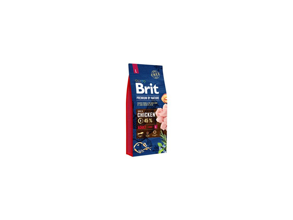 Brit Premium Dog by Nature Adult L 15kg z kategorie Chovatelské potřeby a krmiva pro psy > Krmiva pro psy > Granule pro psy