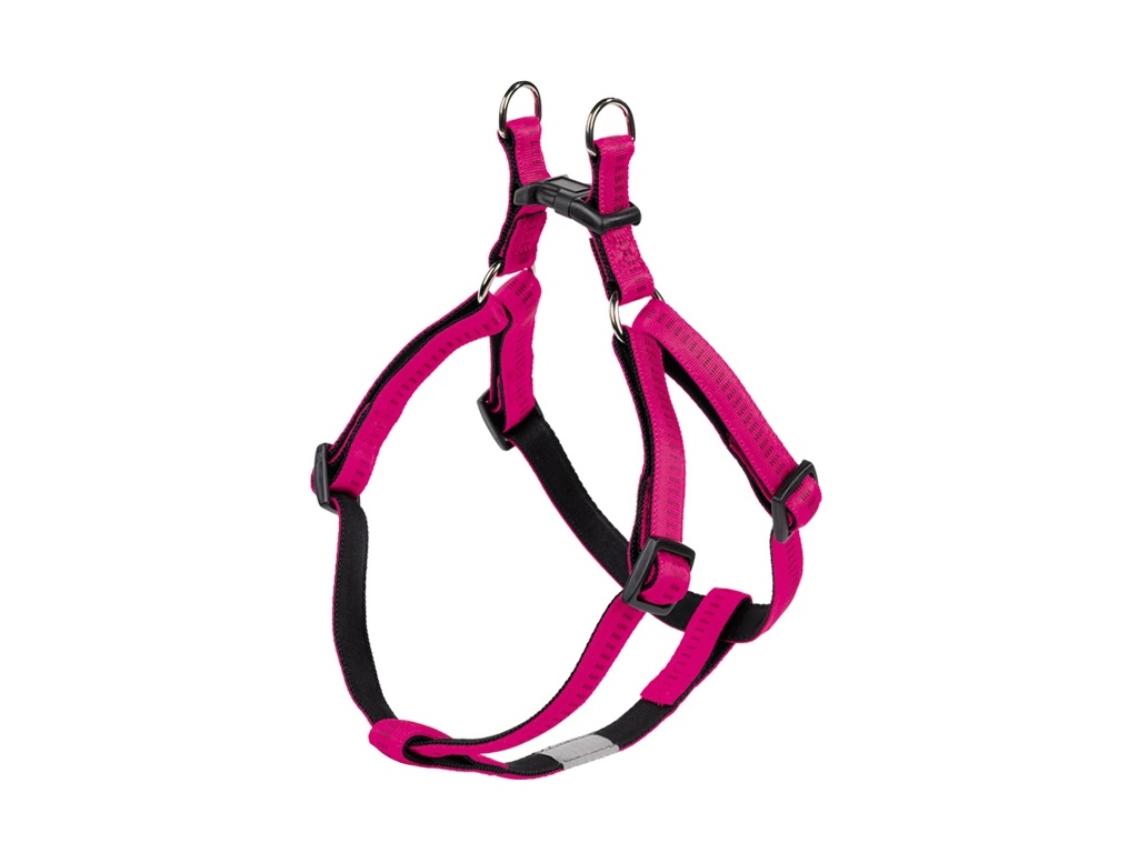 Nobby SOFT GRIP postroj nylon XS-S 30-40cm / 10mm růžová z kategorie Chovatelské potřeby a krmiva pro psy > Obojky, vodítka a postroje pro psy > Postroje pro psy