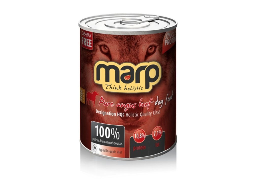 Marp Holistic Dog konzerva Pure Angus Beef 400g z kategorie Chovatelské potřeby a krmiva pro psy > Krmiva pro psy > Konzervy pro psy