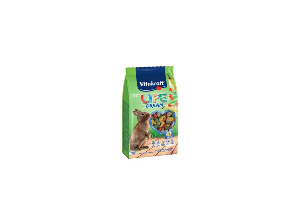 Vitakraft Rodent Rabbit Life Dream krmivo pro králíky 600g z kategorie Chovatelské potřeby a krmiva pro hlodavce a malá zvířata > Krmiva pro hlodavce a malá zvířata