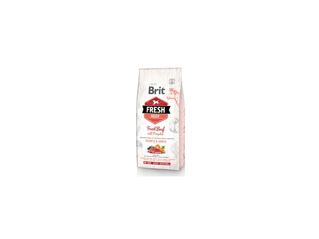 Brit Fresh Beef & Pumpkin Puppy Large Bones & Joints 2,5 kg z kategorie Chovatelské potřeby a krmiva pro psy > Krmiva pro psy > Granule pro psy