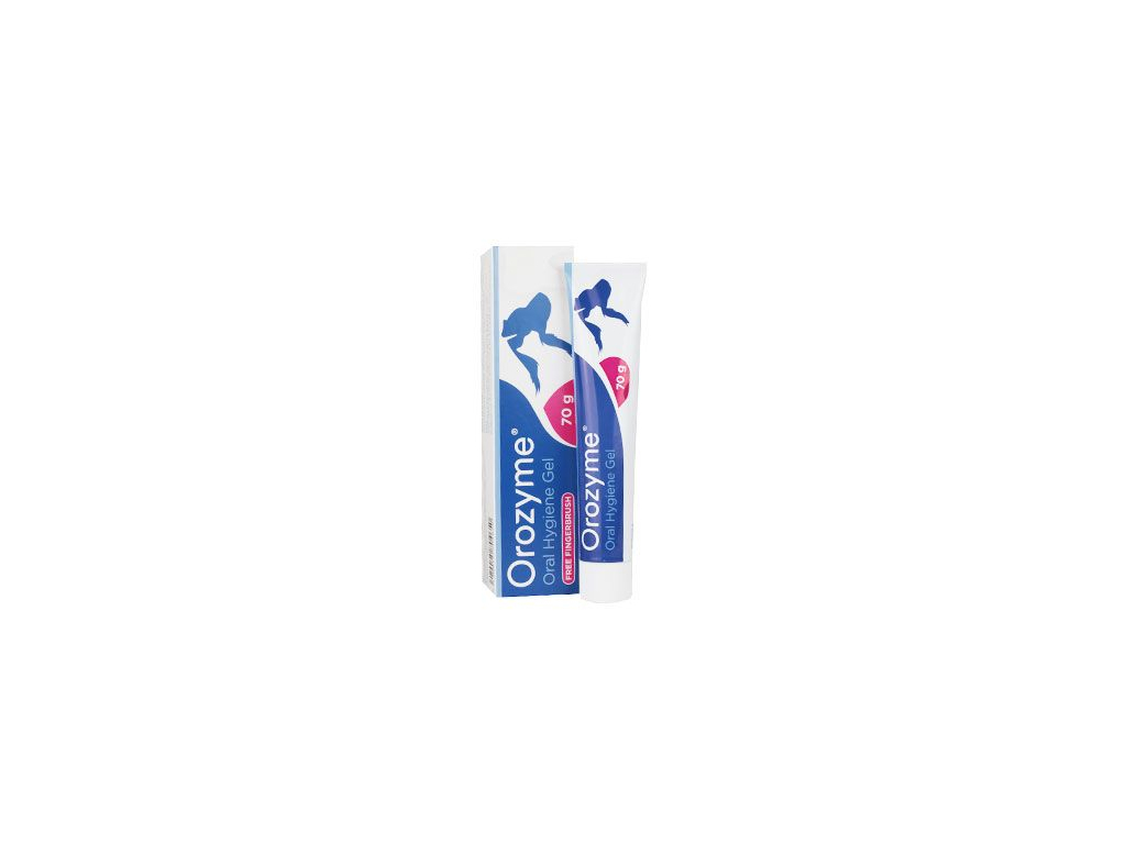 Orozyme zubní pasta, gel pro psy a kočky 70g z kategorie Chovatelské potřeby a krmiva pro psy > Hygiena a kosmetika psa > Péče o psí zuby