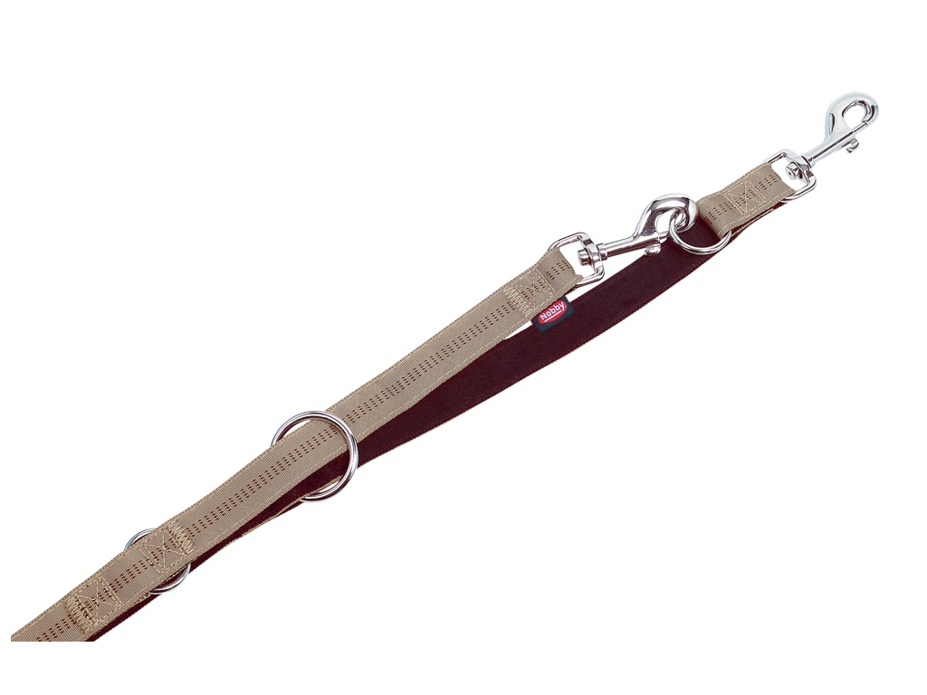 Nobby SOFT GRIP vodítko přepínací 200cm / 25mm béžová z kategorie Chovatelské potřeby a krmiva pro psy > Obojky, vodítka a postroje pro psy > Vodítka pro psy > Klasická vodítka pro psy
