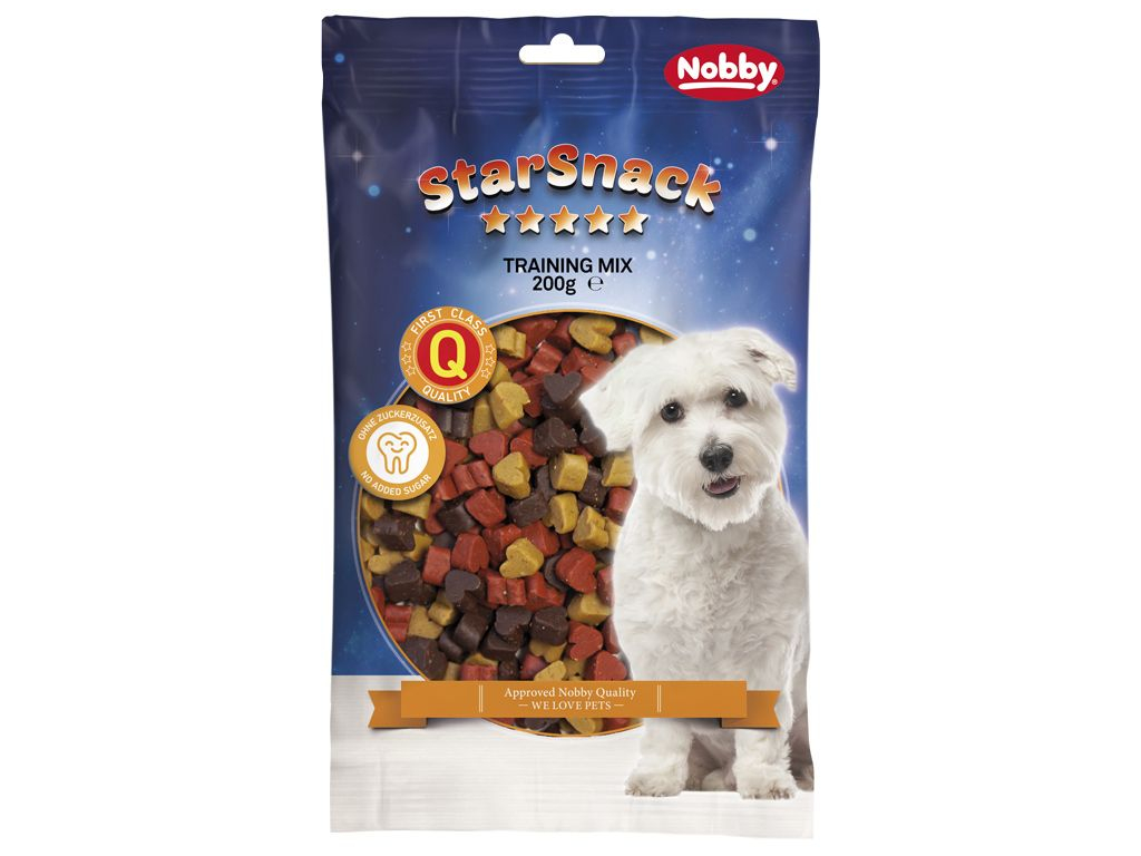 Nobby StarSnack Training Mix pamlsky mini srdíčka 200g z kategorie Chovatelské potřeby a krmiva pro psy > Pamlsky pro psy > Poloměkké pamlsky pro psy