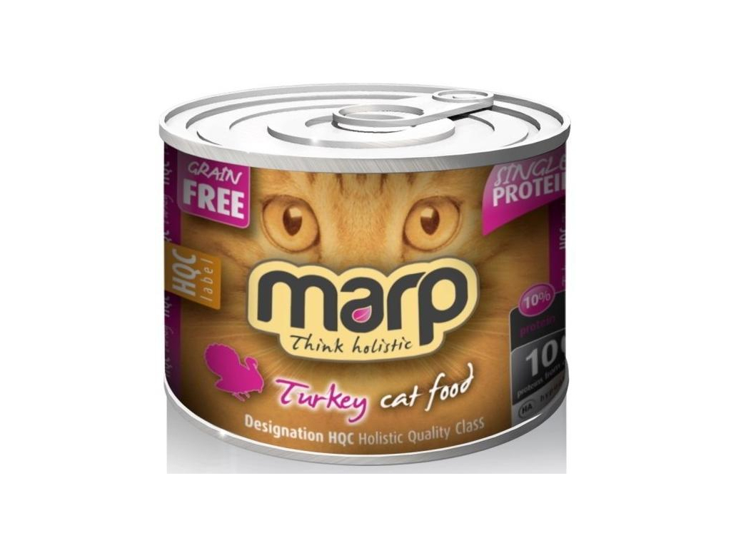 Marp Pure Turkey Cat konzerva pro kočky 200g z kategorie Chovatelské potřeby a krmiva pro kočky > Krmivo a pamlsky pro kočky > Konzervy pro kočky