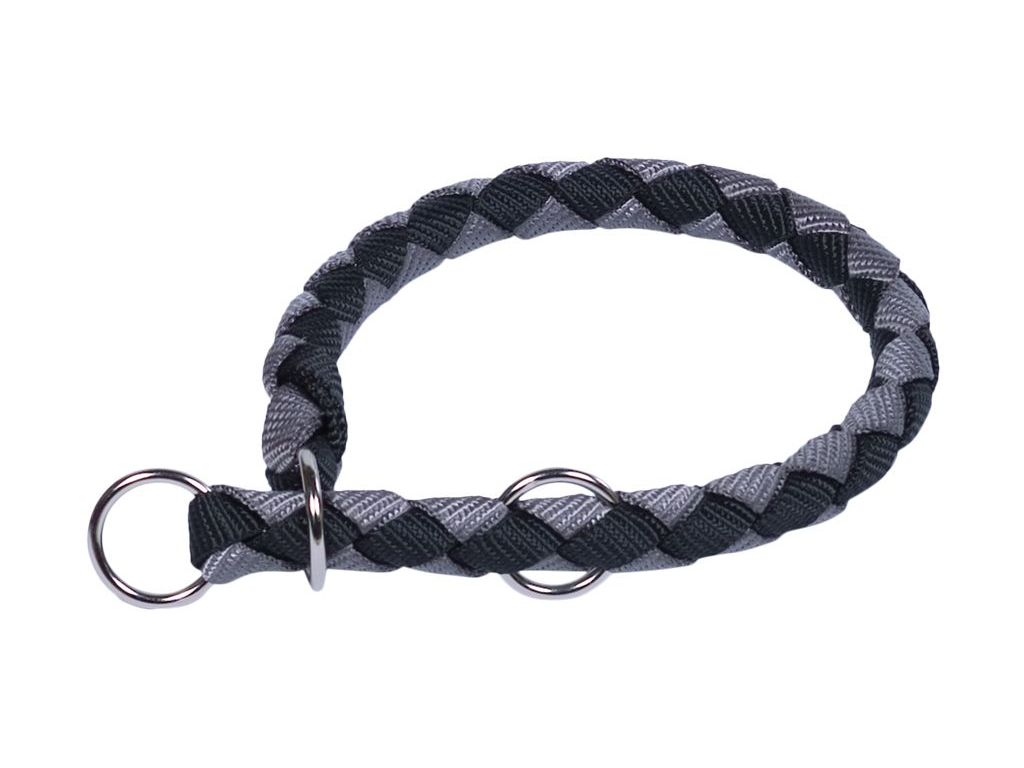 Nobby CORDA polostahovací kulatý obojek L-XL černá z kategorie Chovatelské potřeby a krmiva pro psy > Obojky, vodítka a postroje pro psy > Obojky pro psy