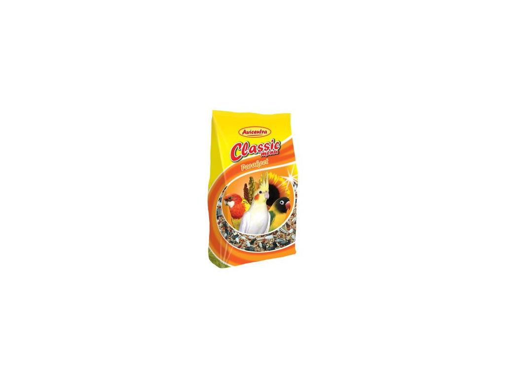 Avicentra Classic Menu krmivo malý papoušek 1kg z kategorie Chovatelské potřeby pro ptáky a papoušky > Krmivo pro papoušky