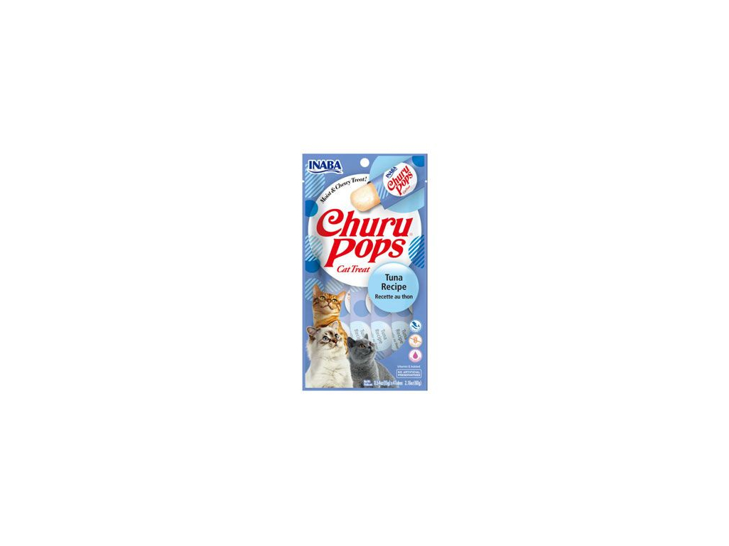 Churu Cat Pops pamlsky pro kočku tuňák 4x15g z kategorie Chovatelské potřeby a krmiva pro kočky > Krmivo a pamlsky pro kočky > Pamlsky pro kočky