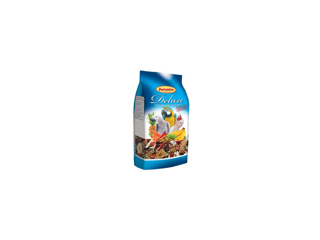 Avicentra Deluxe krmivo velký papoušek 1kg z kategorie Chovatelské potřeby pro ptáky a papoušky > Krmivo pro papoušky