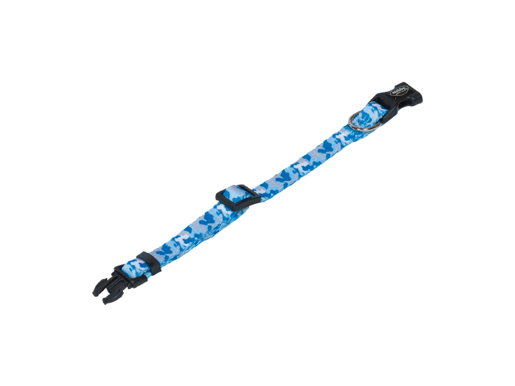 Nobby obojek maskáčový CAMOUFLAGE 13-20 cm modrá z kategorie Chovatelské potřeby a krmiva pro psy > Obojky, vodítka a postroje pro psy > Obojky pro psy