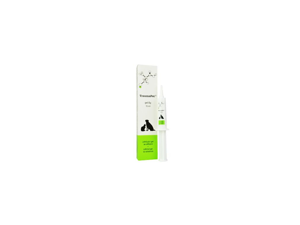 TraumaPet gel Ag 15ml z kategorie Chovatelské potřeby a krmiva pro psy > Vitamíny a léčiva pro psy > Imunita, hojení ran u psů