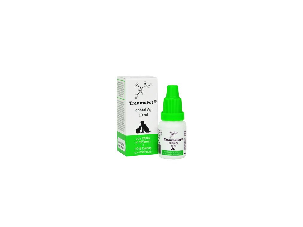 TraumaPet ophtal Ag 10ml z kategorie Chovatelské potřeby a krmiva pro psy > Vitamíny a léčiva pro psy > Akutní ošetření psa