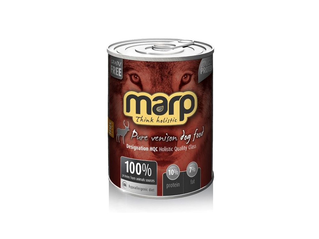 Marp Holistic Dog konzerva Pure Venison 400g z kategorie Chovatelské potřeby a krmiva pro psy > Krmiva pro psy > Konzervy pro psy