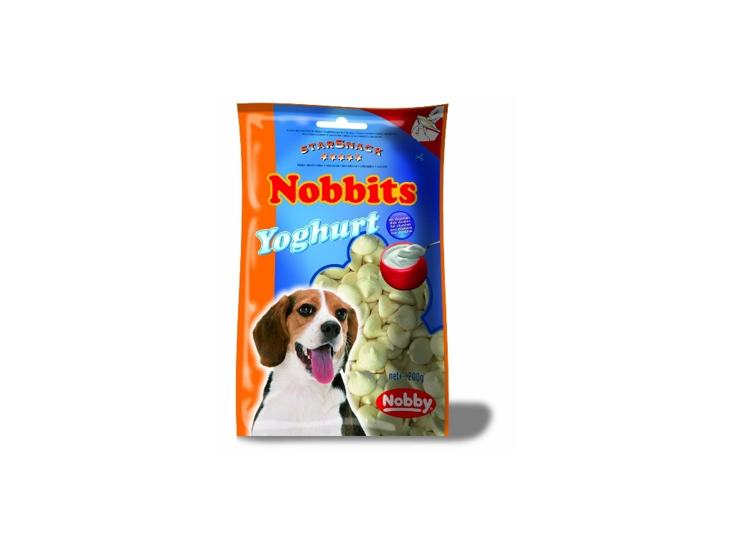 Nobby StarSnack Nobbits Yoghurt pamlsky pro psa 200g z kategorie Chovatelské potřeby a krmiva pro psy > Pamlsky pro psy > Funkční pamlsky pro psy