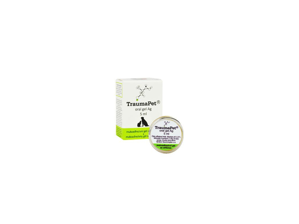 TraumaPet oral gel Ag 5ml z kategorie Chovatelské potřeby a krmiva pro psy > Hygiena a kosmetika psa > Péče o psí zuby