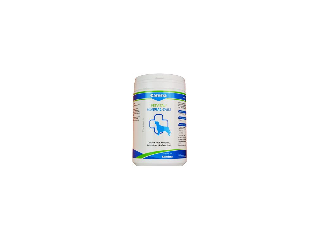 Canina Petvital Mineral Tabs 1000g (500tbl.) z kategorie Chovatelské potřeby a krmiva pro psy > Vitamíny a léčiva pro psy > Vitaminy a minerály pro psy