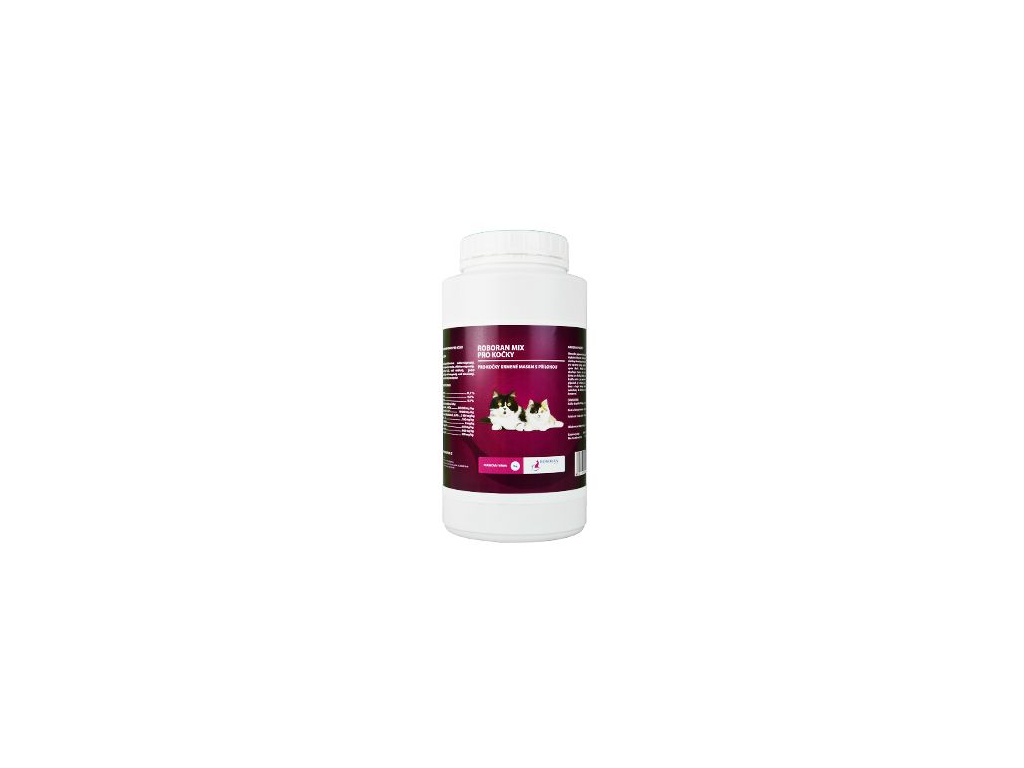 Roboran MIX pro kočky plv 1kg z kategorie Chovatelské potřeby a krmiva pro kočky > Vitamíny a léčiva pro kočky > Vitamíny a minerály pro kočky