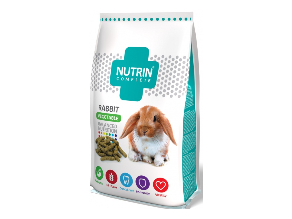 NUTRIN Complete králík Vegetable 1500g z kategorie Chovatelské potřeby a krmiva pro hlodavce a malá zvířata > Krmiva pro hlodavce a malá zvířata