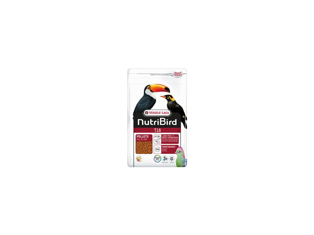 Versele-Laga Nutribird T16 pro velké ptáky 700g z kategorie Chovatelské potřeby pro ptáky a papoušky > Krmivo pro papoušky