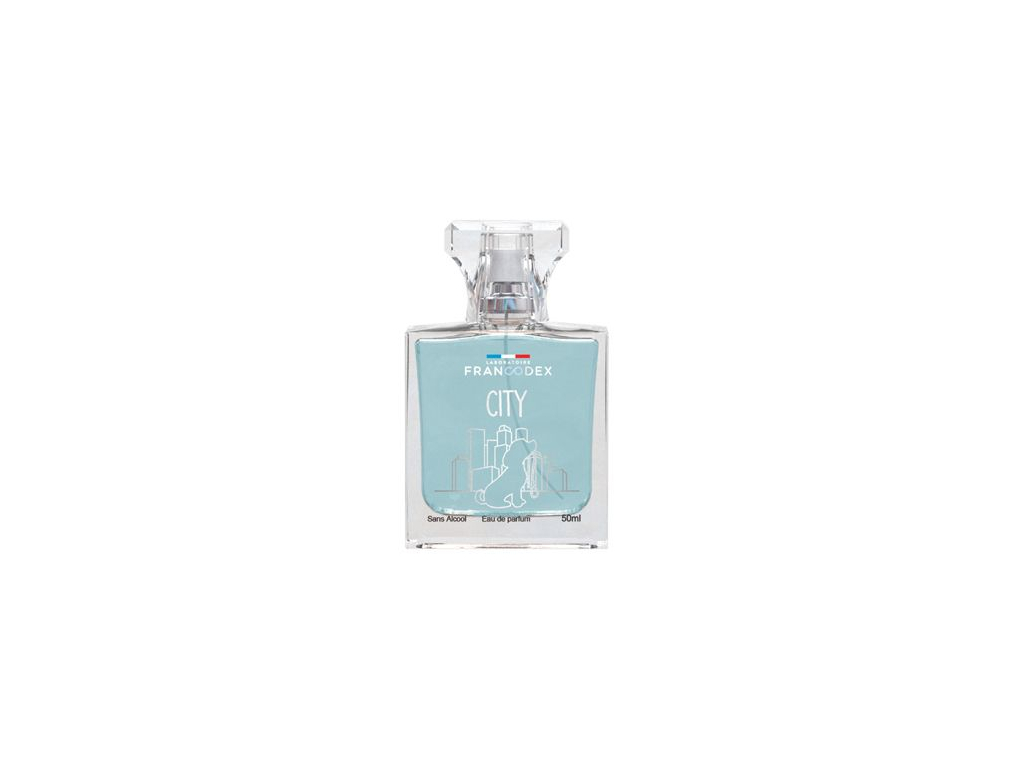 Francodex CITY parfém pro psy 50ml z kategorie Chovatelské potřeby a krmiva pro psy > Hygiena a kosmetika psa > Parfémy pro psy