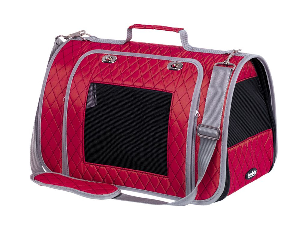 Nobby přepravní taška KALINA do 7kg červená 44 x 25 x 27 cm z kategorie Chovatelské potřeby a krmiva pro kočky > Přepravky, tašky pro kočky