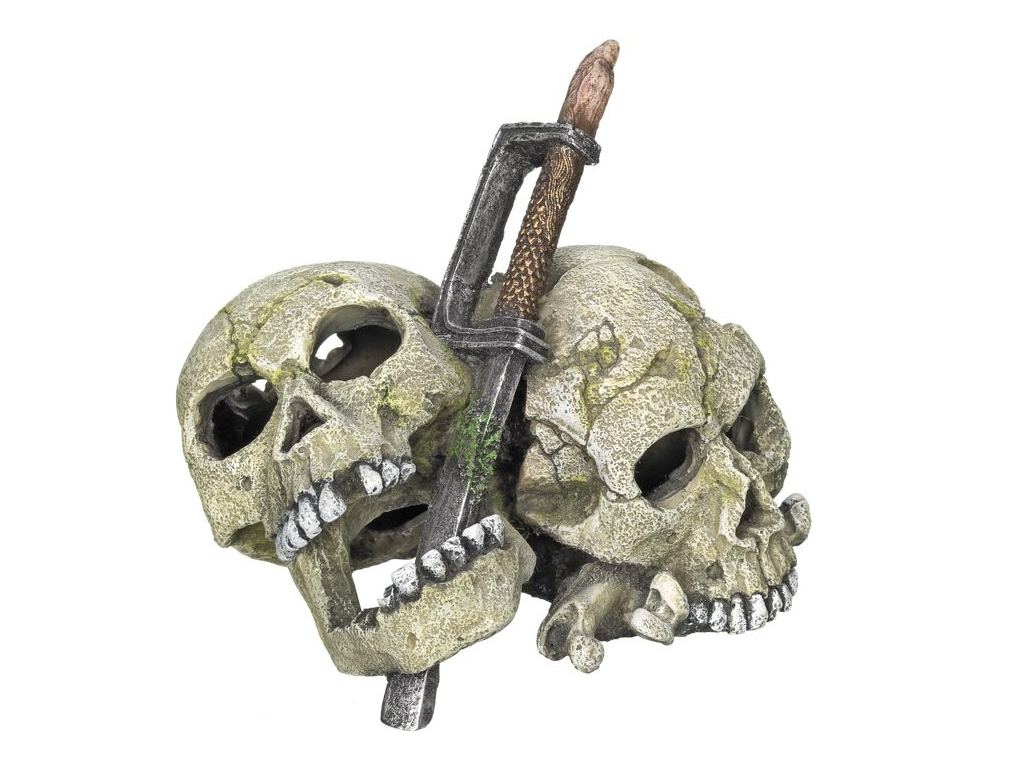 Nobby akvarijní dekorace lebky 14,5 x 12 x 12,4 cm z kategorie Akvaristické a teraristické potřeby > Dekorace do akvária > Kostry, lebky a poklady