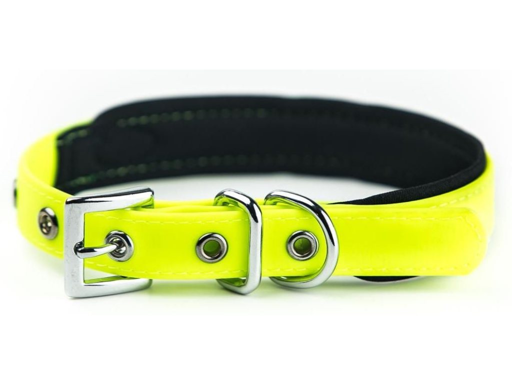 Nobby COVER obojek pvc žlutý S 30-40cm z kategorie Chovatelské potřeby a krmiva pro psy > Obojky, vodítka a postroje pro psy > Obojky pro psy