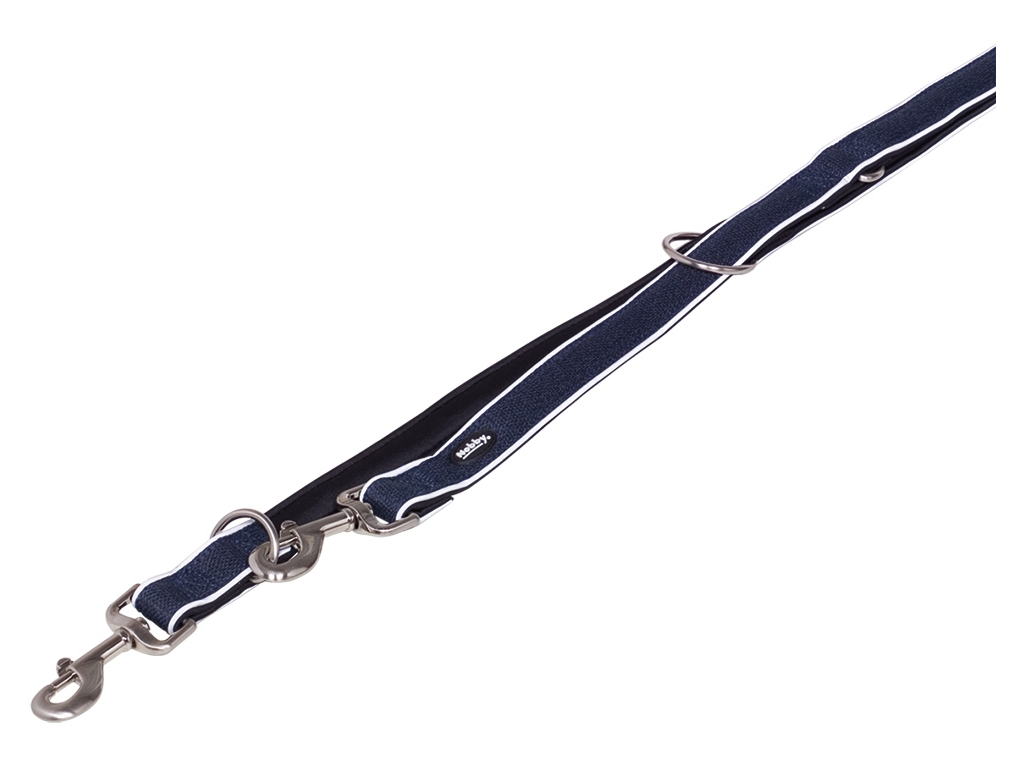 Nobby CAYO vodítko nylon-neopren modrá M-L 200cm z kategorie Chovatelské potřeby a krmiva pro psy > Obojky, vodítka a postroje pro psy > Vodítka pro psy > Klasická vodítka pro psy