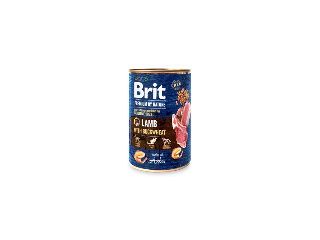 Brit Premium Dog by Nature konzerva Lamb & Buckwheat 400g z kategorie Chovatelské potřeby a krmiva pro psy > Krmiva pro psy > Konzervy pro psy