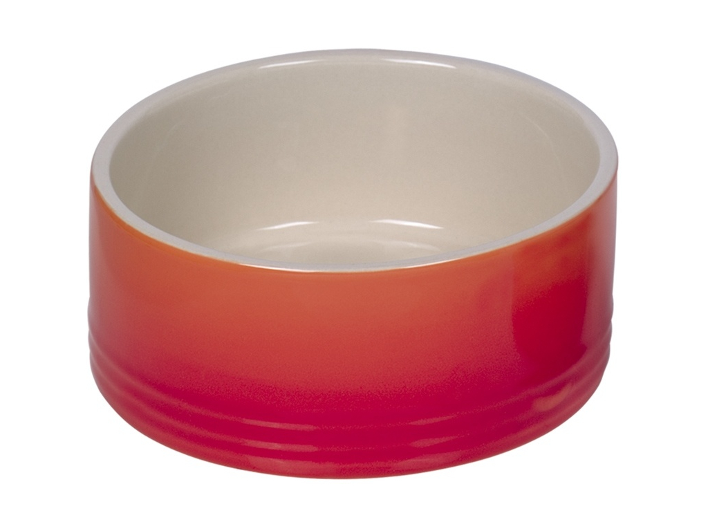 Nobby keramická miska GRADIENT oranžová 18,0 x 7,0 cm / 1,10 l z kategorie Chovatelské potřeby a krmiva pro psy > Misky a dávkovače pro psy > keramické misky pro psy