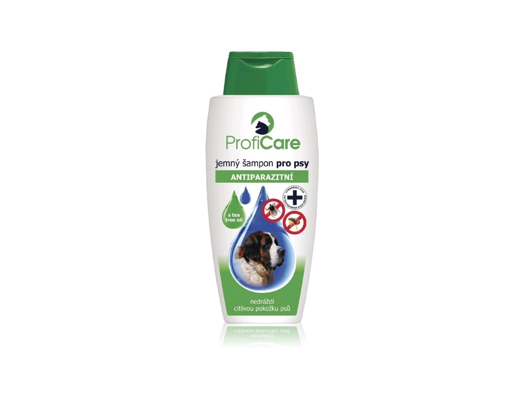 ProfiCare antiparazitní šampón s tee tree olejem 300ml z kategorie Chovatelské potřeby a krmiva pro psy > Antiparazitika pro psy > Šampóny, pudry pro psy