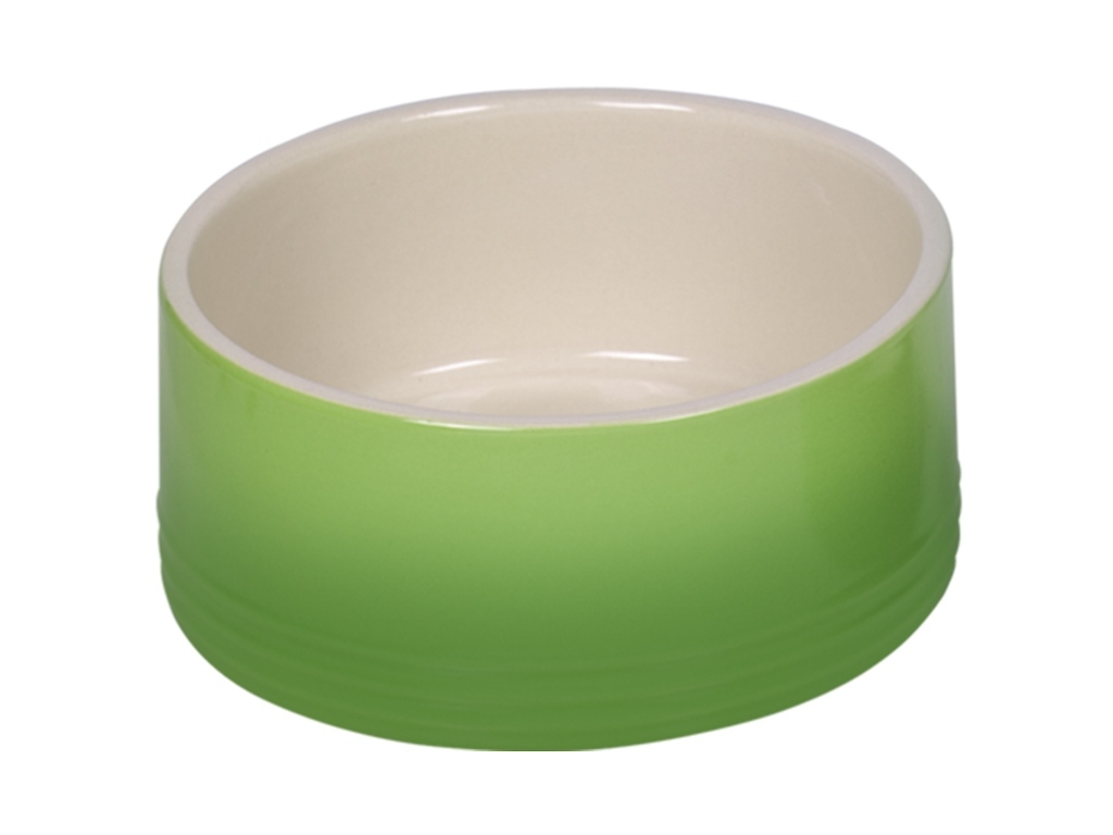 Nobby keramická miska GRADIENT zelená 18,0 x 7,0 cm / 1,10 l z kategorie Chovatelské potřeby a krmiva pro psy > Misky a dávkovače pro psy > keramické misky pro psy