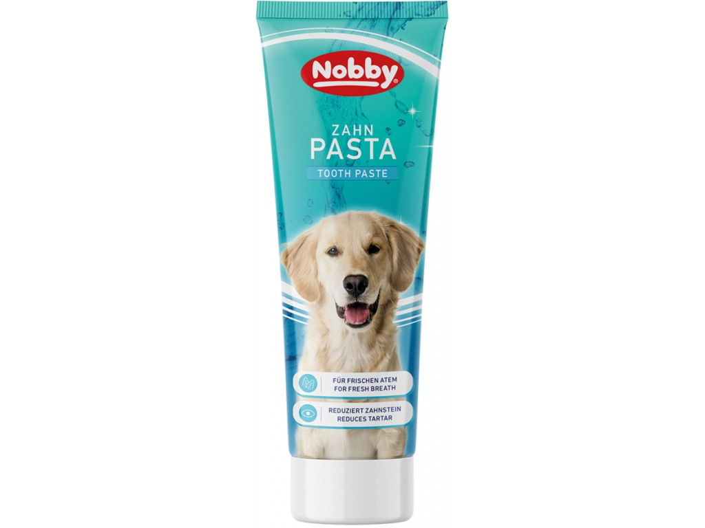 Nobby zubní pasta pro psy 100g z kategorie Chovatelské potřeby a krmiva pro psy > Hygiena a kosmetika psa > Péče o psí zuby