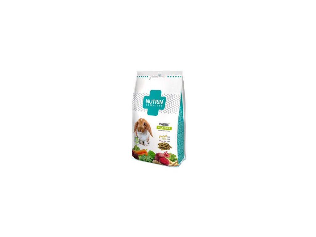 NUTRIN Complete GRAIN FREE Králík Vegetable 400g z kategorie Chovatelské potřeby a krmiva pro hlodavce a malá zvířata > Krmiva pro hlodavce a malá zvířata