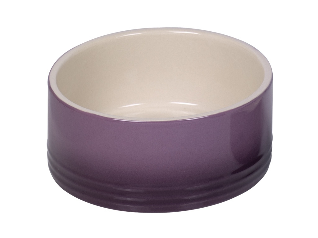 Nobby keramická miska GRADIENT purpurová 18,0 x 7,0 cm / 1,10 l z kategorie Chovatelské potřeby a krmiva pro psy > Misky a dávkovače pro psy > keramické misky pro psy
