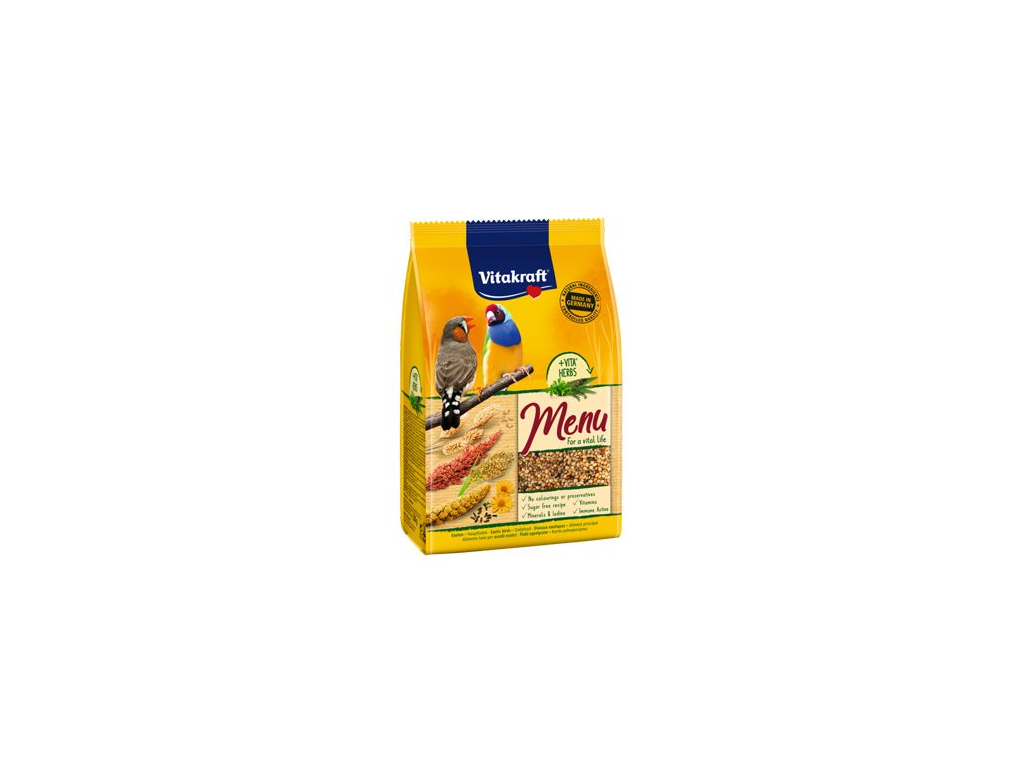 Vitakraft Bird Menu Complete Premium krmivo pro exot. ptactvo 1kg z kategorie Chovatelské potřeby pro ptáky a papoušky > Krmivo pro papoušky