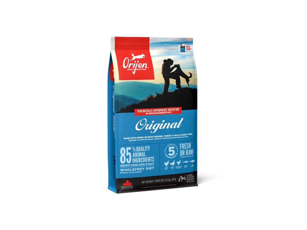 Orijen Dog Original 11,4 kg z kategorie Chovatelské potřeby a krmiva pro psy > Krmiva pro psy > Granule pro psy