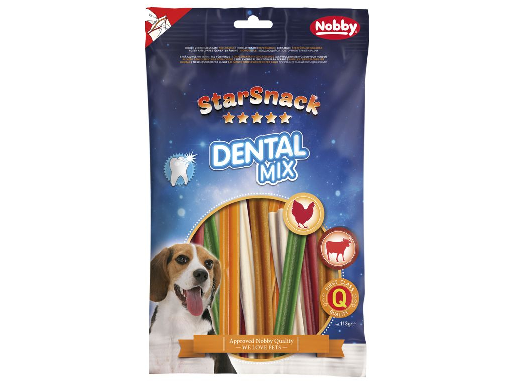 Nobby StarSnack Dental Mix dentální tyčinky 113g z kategorie Chovatelské potřeby a krmiva pro psy > Pamlsky pro psy > Dentální pamlsky pro psy