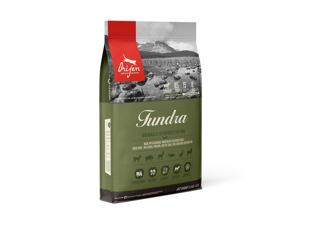 Orijen Cat Tundra 5,4kg z kategorie Chovatelské potřeby a krmiva pro kočky > Krmivo a pamlsky pro kočky > Granule pro kočky