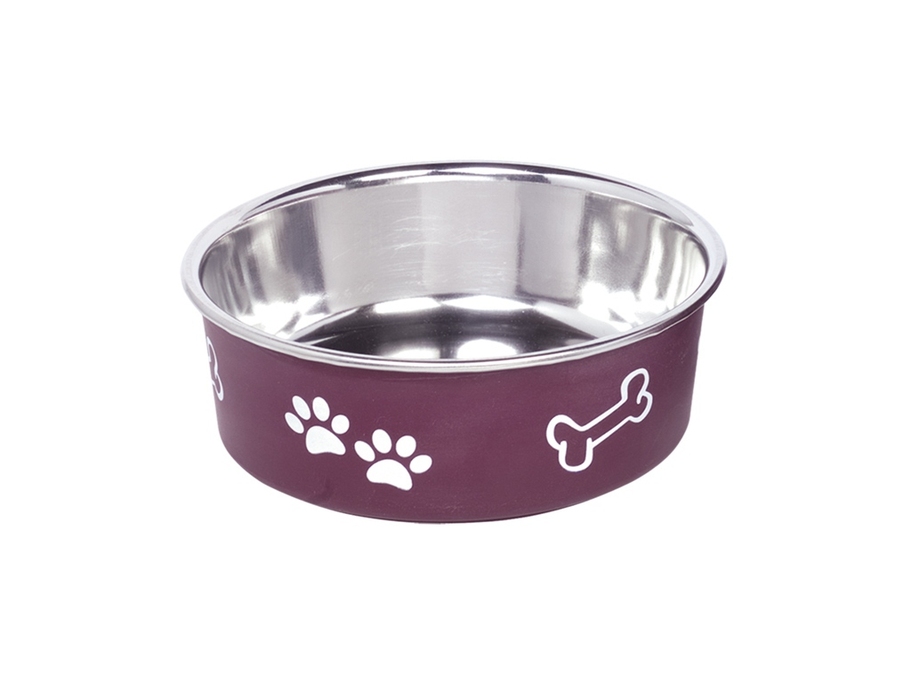 Nobby Fusion nerez miska s plast. opláštěním červená 13cm 500ml z kategorie Chovatelské potřeby a krmiva pro psy > Misky a dávkovače pro psy > Nerezové misky pro psy