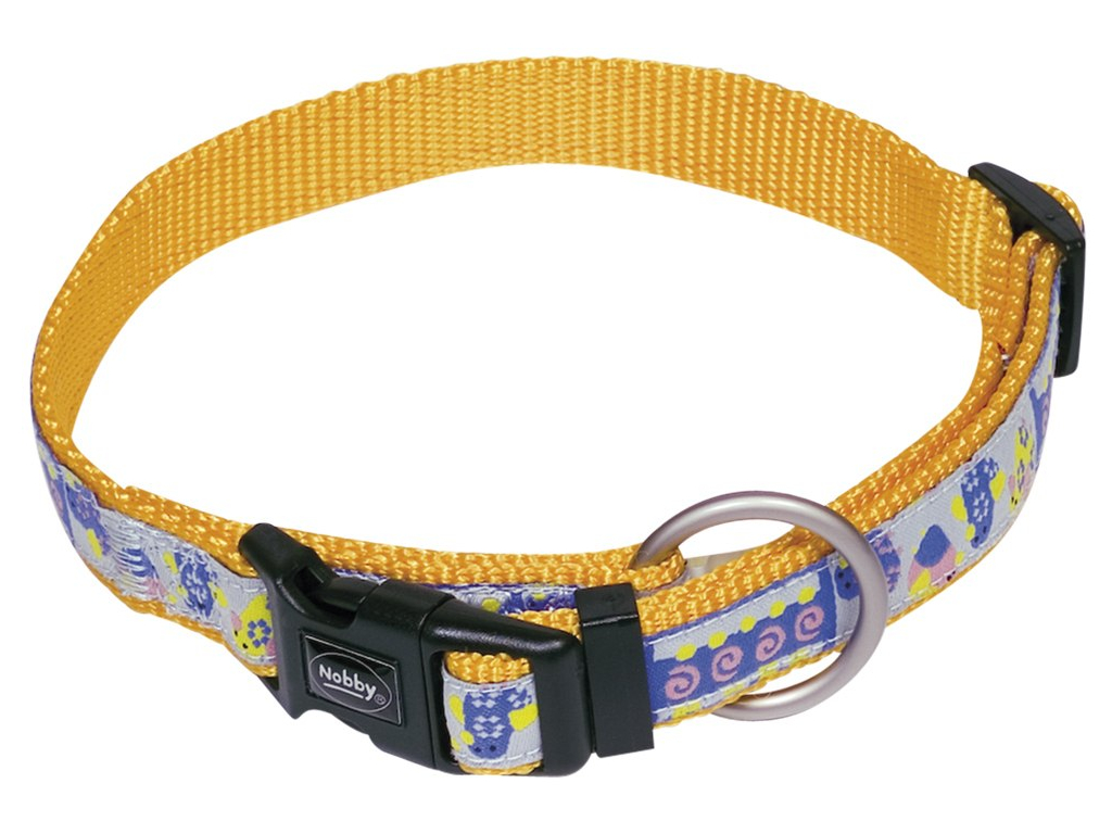 Nobby STYLE obojek pro psa nylon oranžový XS-S 22-35cm z kategorie Chovatelské potřeby a krmiva pro psy > Obojky, vodítka a postroje pro psy > Obojky pro psy