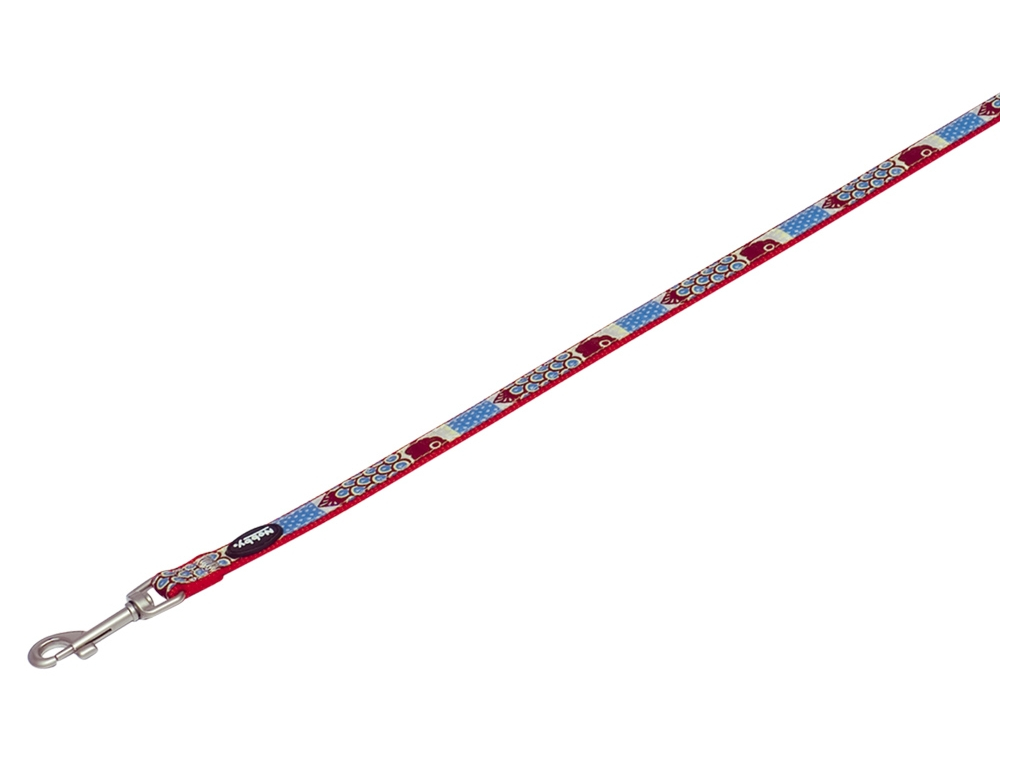 Nobby STYLE vodítko červené nylon M-L 1,20m 20mm z kategorie Chovatelské potřeby a krmiva pro psy > Obojky, vodítka a postroje pro psy > Vodítka pro psy > Klasická vodítka pro psy
