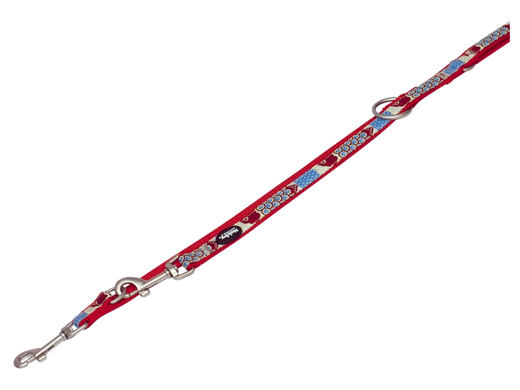 Nobby STYLE vodítko přepínací červené nylon M-L 2m 20mm z kategorie Chovatelské potřeby a krmiva pro psy > Obojky, vodítka a postroje pro psy > Vodítka pro psy > Klasická vodítka pro psy