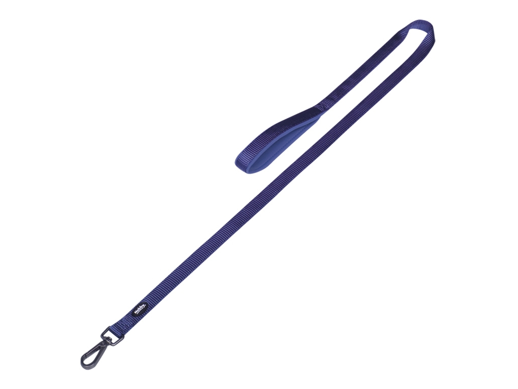Nobby CLASSIC COMFORT vodítko nylon modrá S-M 1,20m 20mm z kategorie Chovatelské potřeby a krmiva pro psy > Obojky, vodítka a postroje pro psy > Vodítka pro psy > Klasická vodítka pro psy