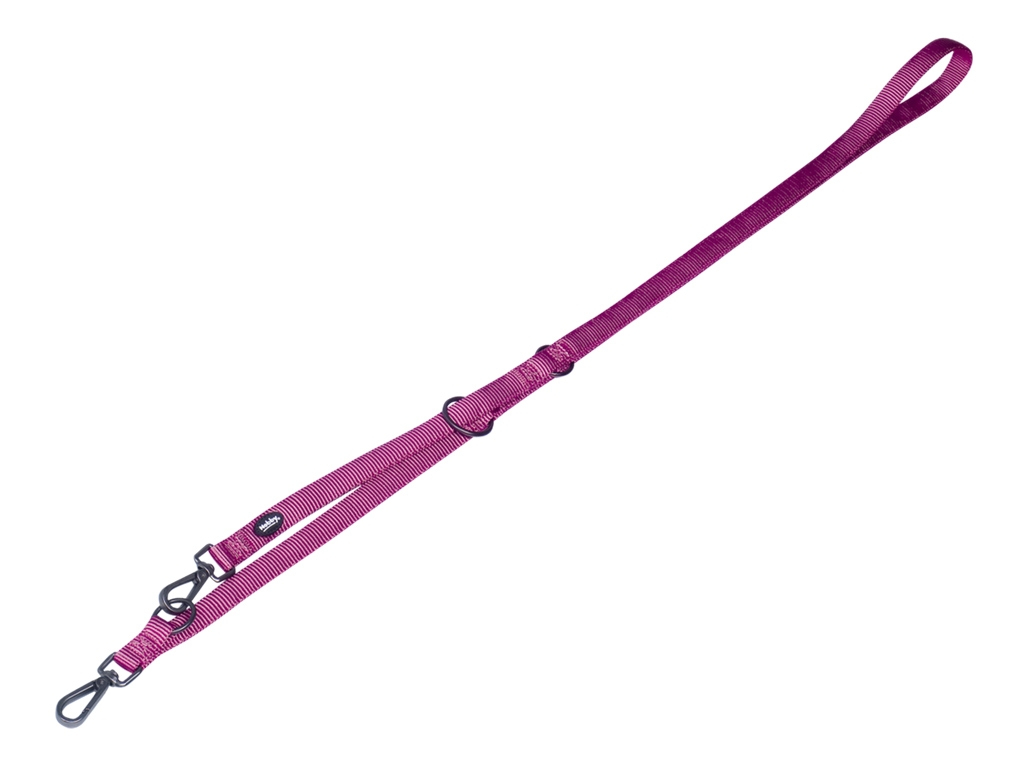 Nobby CLASSIC COMFORT vodítko nylon malina XS-S 2m 15mm z kategorie Chovatelské potřeby a krmiva pro psy > Obojky, vodítka a postroje pro psy > Vodítka pro psy > Klasická vodítka pro psy
